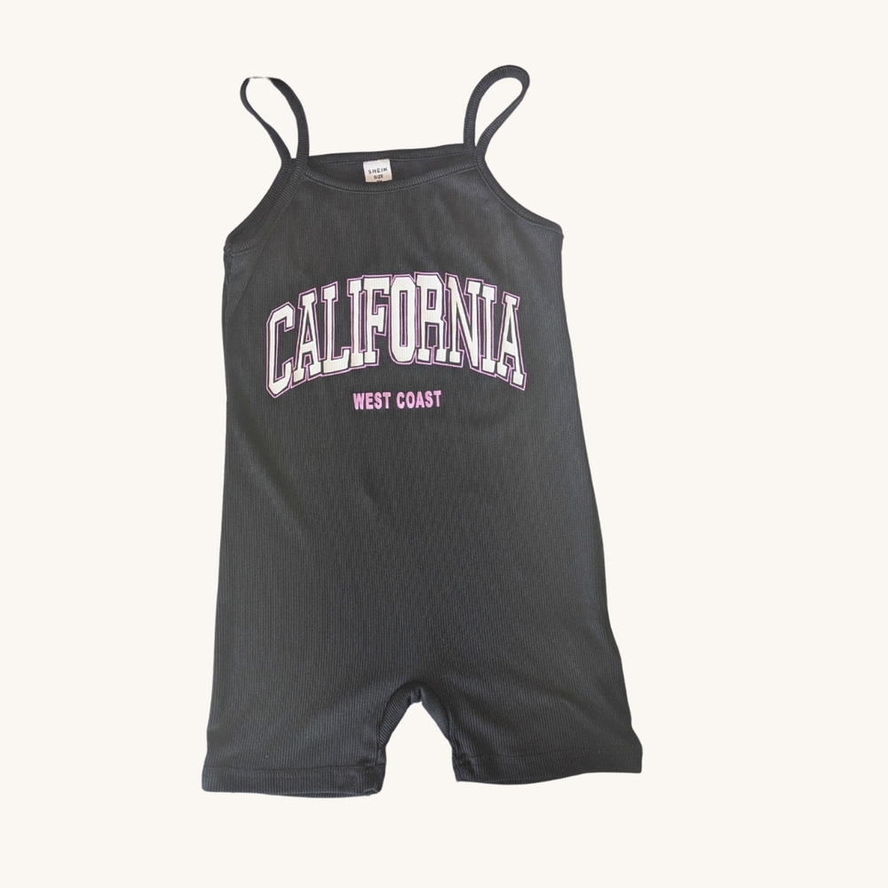 Black California West Coast Romper